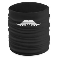 Osłona na twarz i szyję, komin z nadrukiem Twojego logo, materiał: poliester, kolor: czarny