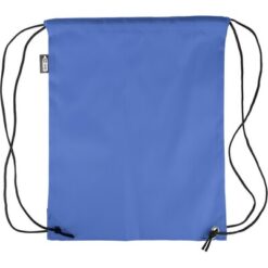 Worek ze sznurkiem z nadrukiem Twojego logo, materiał: poliester, rpet, kolor: granatowy Worek ze sznurkiem z nadrukiem Twojego logo, materiał: poliester, rpet, kolor: granatowy