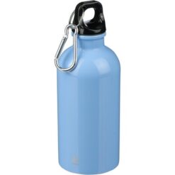 Butelka sportowa 400 ml z nadrukiem Twojego logo, materiał: metal, pp, stal nierdzewna, stal, kolor: błękitny