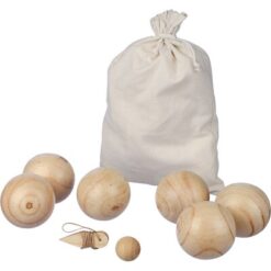 Gra zręcznościowa z nadrukiem Twojego logo, materiał: drewno, bawełna, kolor: brązowy