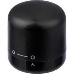 Zatyczka do butelek z nadrukiem Twojego logo, materiał: plastik, kolor: czarny Zatyczka do butelek z nadrukiem Twojego logo, materiał: plastik, kolor: czarny