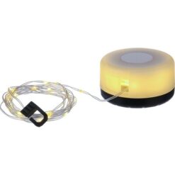 Lampka kempingowa z nadrukiem Twojego logo, materiał: plastik, kolor: czarny Lampka kempingowa z nadrukiem Twojego logo, materiał: plastik, kolor: czarny