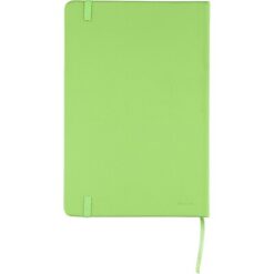 Notatnik ok. A5 RPET z nadrukiem Twojego logo, materiał: guma, karton, papier, poliester, kolor: zielony