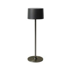 Lampka na biurko VINGA Nauro z nadrukiem Twojego logo, materiał: metal, kolor: szary