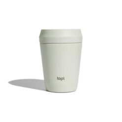 Kubek termiczny 235 ml Topl z nadrukiem Twojego logo, materiał: pp, stal nierdzewna, stal, kolor: brązowy