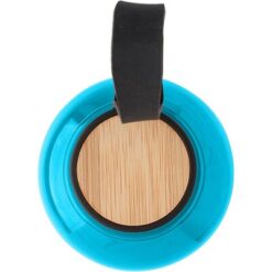 Butelka sportowa 500 ml RPET z nadrukiem Twojego logo, materiał: bambus, pp, silikon, kolor: niebieski Butelka sportowa 500 ml RPET z nadrukiem Twojego logo, materiał: bambus, pp, silikon, kolor: niebieski