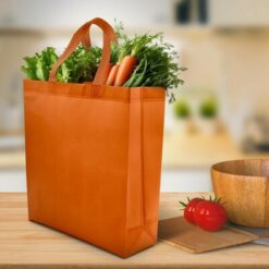 Torba na zakupy | Darragh z nadrukiem Twojego logo, materiał: non-woven, kolor: pomarańczowy