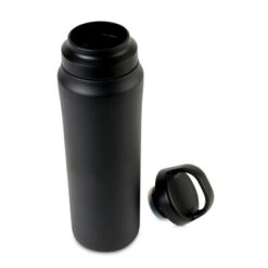 Butelka termiczna 470 ml Aviana™ Rowan z nadrukiem Twojego logo, materiał: pp, stal nierdzewna, stal, kolor: czarny Butelka termiczna 470 ml Aviana™ Rowan z nadrukiem Twojego logo, materiał: pp, stal nierdzewna, stal, kolor: czarny