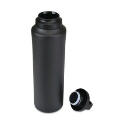 Butelka termiczna 740 ml Aviana™ Rowan z nadrukiem Twojego logo, materiał: pp, stal nierdzewna, stal, kolor: czarny Butelka termiczna 740 ml Aviana™ Rowan z nadrukiem Twojego logo, materiał: pp, stal nierdzewna, stal, kolor: czarny