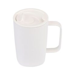 Kubek termiczny 450 ml Aviana™ Rowan z nadrukiem Twojego logo, materiał: pp, stal nierdzewna, stal, kolor: white Kubek termiczny 450 ml Aviana™ Rowan z nadrukiem Twojego logo, materiał: pp, stal nierdzewna, stal, kolor: white