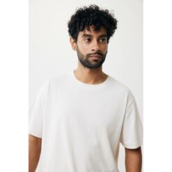 Luźna koszulka Iqoniq Kakadu, bawełna z recyklingu z nadrukiem Twojego logo, materiał: bawełna, kolor: biały Luźna koszulka Iqoniq Kakadu, bawełna z recyklingu z nadrukiem Twojego logo, materiał: bawełna, kolor: biały