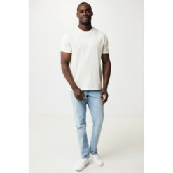 Lekka koszulka Iqoniq Sierra, bawełna z recyklingu z nadrukiem Twojego logo, materiał: bawełna, kolor: biały Lekka koszulka Iqoniq Sierra, bawełna z recyklingu z nadrukiem Twojego logo, materiał: bawełna, kolor: biały