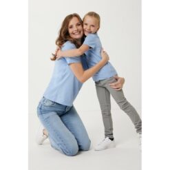 Lekka koszulka Iqoniq Sierra, bawełna z recyklingu z nadrukiem Twojego logo, materiał: bawełna, kolor: niebieski Lekka koszulka Iqoniq Sierra, bawełna z recyklingu z nadrukiem Twojego logo, materiał: bawełna, kolor: niebieski