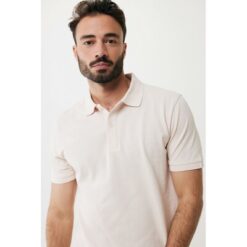 Koszulka polo z bawełny z recyklingu Iqoniq Yosemite z nadrukiem Twojego logo, materiał: bawełna, kolor: różowy Koszulka polo z bawełny z recyklingu Iqoniq Yosemite z nadrukiem Twojego logo, materiał: bawełna, kolor: różowy