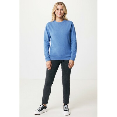 Bluza z niebarwionej bawełny z recyklingu Iqoniq Denali z nadrukiem Twojego logo, materiał: bawełna, kolor: niebieski Bluza z niebarwionej bawełny z recyklingu Iqoniq Denali z nadrukiem Twojego logo, materiał: bawełna, kolor: niebieski