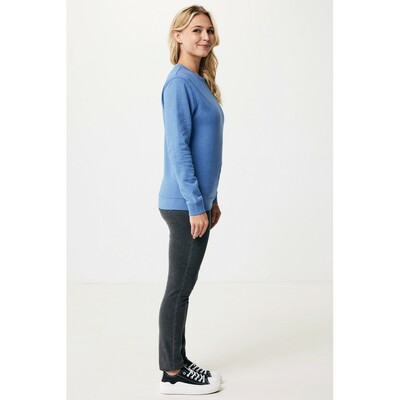 Bluza z niebarwionej bawełny z recyklingu Iqoniq Denali z nadrukiem Twojego logo, materiał: bawełna, kolor: niebieski Bluza z niebarwionej bawełny z recyklingu Iqoniq Denali z nadrukiem Twojego logo, materiał: bawełna, kolor: niebieski