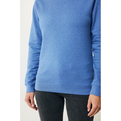 Bluza z niebarwionej bawełny z recyklingu Iqoniq Denali z nadrukiem Twojego logo, materiał: bawełna, kolor: niebieski Bluza z niebarwionej bawełny z recyklingu Iqoniq Denali z nadrukiem Twojego logo, materiał: bawełna, kolor: niebieski