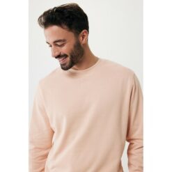 Lekki sweter Iqoniq Etosha, bawełna z recyklingu z nadrukiem Twojego logo, materiał: bawełna, kolor: czerwony Lekki sweter Iqoniq Etosha, bawełna z recyklingu z nadrukiem Twojego logo, materiał: bawełna, kolor: czerwony