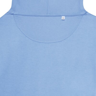 Bluza z kapturem z bawełny z recyklingu Iqoniq Jasper z nadrukiem Twojego logo, materiał: bawełna, kolor: niebieski Bluza z kapturem z bawełny z recyklingu Iqoniq Jasper z nadrukiem Twojego logo, materiał: bawełna, kolor: niebieski