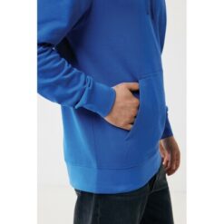 Lekka bluza z kapturem Iqoniq Rila, bawełna z recyklingu z nadrukiem Twojego logo, materiał: bawełna, kolor: niebieski Lekka bluza z kapturem Iqoniq Rila, bawełna z recyklingu z nadrukiem Twojego logo, materiał: bawełna, kolor: niebieski