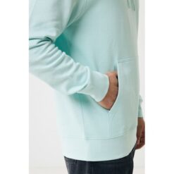Lekka bluza z kapturem Iqoniq Rila, bawełna z recyklingu z nadrukiem Twojego logo, materiał: bawełna, kolor: zielony Lekka bluza z kapturem Iqoniq Rila, bawełna z recyklingu z nadrukiem Twojego logo, materiał: bawełna, kolor: zielony