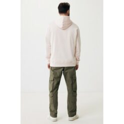 Bluza z kapturem i kieszeniami Iqoniq Yengo z bawełny z recyklingu z nadrukiem Twojego logo, materiał: bawełna, kolor: różowy