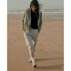 Bluza z kapturem z bawełny z recyklingu Iqoniq Abisko z nadrukiem Twojego logo, materiał: bawełna, kolor: zielony Bluza z kapturem z bawełny z recyklingu Iqoniq Abisko z nadrukiem Twojego logo, materiał: bawełna, kolor: zielony