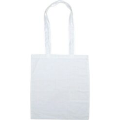 Torba bawełniana na zakupy z nadrukiem Twojego logo, materiał: bawełna, kolor: biały
