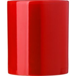 Kubek ceramiczny 300 ml z nadrukiem Twojego logo, materiał: ceramika, kolor: czerwony Kubek ceramiczny 300 ml z nadrukiem Twojego logo, materiał: ceramika, kolor: czerwony