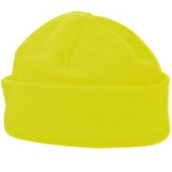 Czapka zimowa z nadrukiem Twojego logo, materiał: polar, kolor: żółty Czapka zimowa z nadrukiem Twojego logo, materiał: polar, kolor: żółty