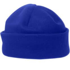 Czapka zimowa z nadrukiem Twojego logo, materiał: polar, kolor: niebieski Czapka zimowa z nadrukiem Twojego logo, materiał: polar, kolor: niebieski