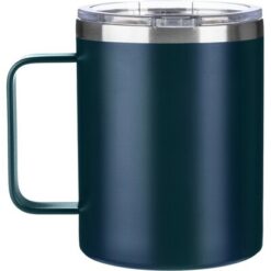 Kubek podróżny 300 ml z nadrukiem Twojego logo, materiał: stal nierdzewna, stal, kolor: niebieski Kubek podróżny 300 ml z nadrukiem Twojego logo, materiał: stal nierdzewna, stal, kolor: niebieski