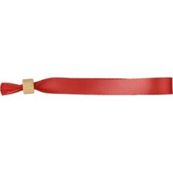Bransoletka z nadrukiem Twojego logo, materiał: bambus, rpet, kolor: czerwony Bransoletka z nadrukiem Twojego logo, materiał: bambus, rpet, kolor: czerwony