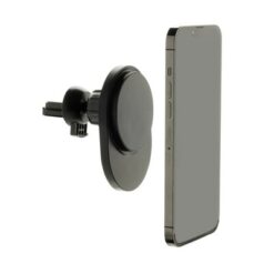 Samochodowy uchwyt do telefonu, ładowarka bezprzewodowa 15W z nadrukiem Twojego logo, kolor: czarny Samochodowy uchwyt do telefonu, ładowarka bezprzewodowa 15W z nadrukiem Twojego logo, kolor: czarny
