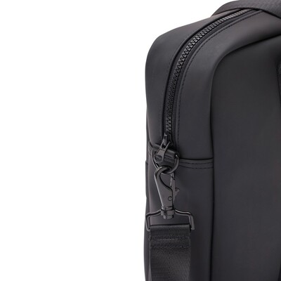 Torba na laptopa VINGA Baltimore z nadrukiem Twojego logo, materiał: poliester, kolor: czarny Torba na laptopa VINGA Baltimore z nadrukiem Twojego logo, materiał: poliester, kolor: czarny