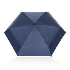 Parasol manualny 19,5" Aware™ RPET z nadrukiem Twojego logo, materiał: rpet, stal, kolor: granatowy Parasol manualny 19,5" Aware™ RPET z nadrukiem Twojego logo, materiał: rpet, stal, kolor: granatowy