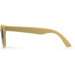 Okulary przeciwsłoneczne z PC z recyklingu z nadrukiem Twojego logo, materiał: metal, plastik, kolor: żółty Okulary przeciwsłoneczne z PC z recyklingu z nadrukiem Twojego logo, materiał: metal, plastik, kolor: żółty