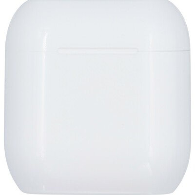 Bezprzewodowe słuchawki douszne z nadrukiem Twojego logo, materiał: plastik, kolor: biały Bezprzewodowe słuchawki douszne z nadrukiem Twojego logo, materiał: plastik, kolor: biały