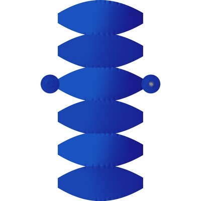 Dmuchana piłka plażowa z nadrukiem Twojego logo, materiał: pvc, kolor: niebieski Dmuchana piłka plażowa z nadrukiem Twojego logo, materiał: pvc, kolor: niebieski
