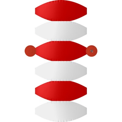 Dmuchana piłka plażowa z nadrukiem Twojego logo, materiał: pvc, kolor: biało-czerwony Dmuchana piłka plażowa z nadrukiem Twojego logo, materiał: pvc, kolor: biało-czerwony