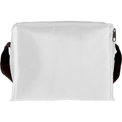 Torba termoizolacyjna z nadrukiem Twojego logo, materiał: aluminium, poliester, kolor: biały Torba termoizolacyjna z nadrukiem Twojego logo, materiał: aluminium, poliester, kolor: biały