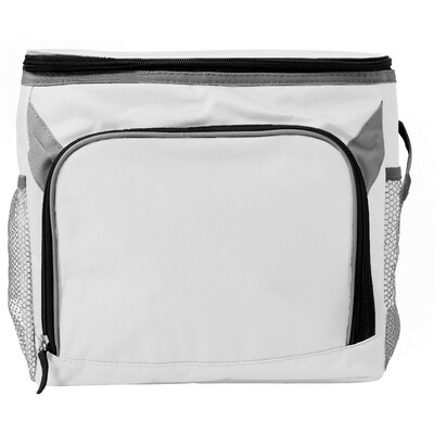 Torba termoizolacyjna z nadrukiem Twojego logo, materiał: poliester, peva, pe, kolor: biały Torba termoizolacyjna z nadrukiem Twojego logo, materiał: poliester, peva, pe, kolor: biały