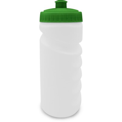 Bidon 500 ml | Ernest z nadrukiem Twojego logo, materiał: pp, pe, kolor: zielony Bidon 500 ml | Ernest z nadrukiem Twojego logo, materiał: pp, pe, kolor: zielony