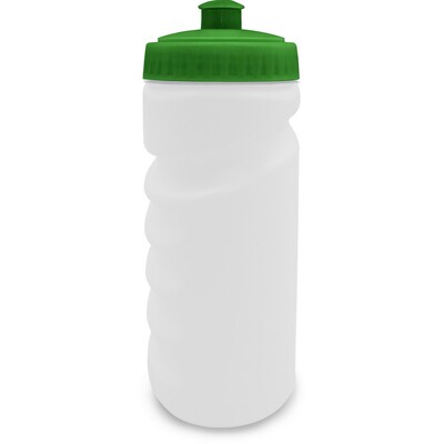 Bidon 500 ml | Ernest z nadrukiem Twojego logo, materiał: pp, pe, kolor: zielony Bidon 500 ml | Ernest z nadrukiem Twojego logo, materiał: pp, pe, kolor: zielony