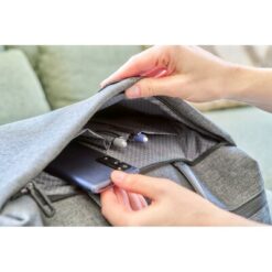 Torba na laptopa 16" BrandCharger Metro z nadrukiem Twojego logo, materiał: rpet, kolor: grafitowy Torba na laptopa 16" BrandCharger Metro z nadrukiem Twojego logo, materiał: rpet, kolor: grafitowy