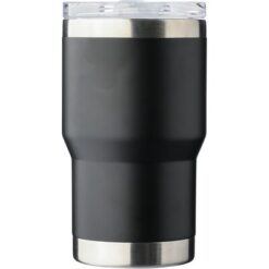 Kubek termiczny 350 ml z nadrukiem Twojego logo, materiał: pp, stal nierdzewna, silikon, stal, kolor: czarny