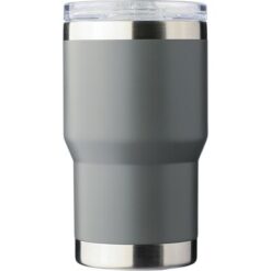 Kubek termiczny 350 ml z nadrukiem Twojego logo, materiał: pp, stal nierdzewna, silikon, stal, kolor: grafitowy