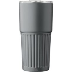 Kubek termiczny 500 ml z nadrukiem Twojego logo, materiał: pp, stal nierdzewna, silikon, stal, kolor: grafitowy