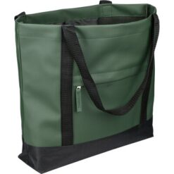 Torba na zakupy z nadrukiem Twojego logo, materiał: poliester, rpet, kolor: zielony Torba na zakupy z nadrukiem Twojego logo, materiał: poliester, rpet, kolor: zielony