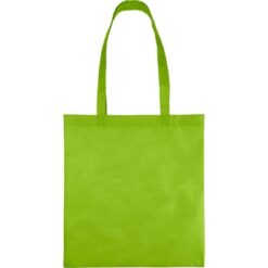 Torba na zakupy z nadrukiem Twojego logo, materiał: pp, non-woven, kolor: limonkowy